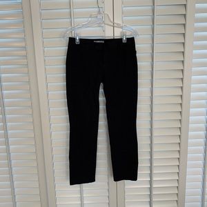 Slim cropped black GAP work pants size 2